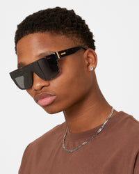 Nuqe Carlo Sunglasses Blue Tort/Gold