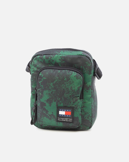 Tommy Jeans Boyhood Print Reporter Bag Court Green Print