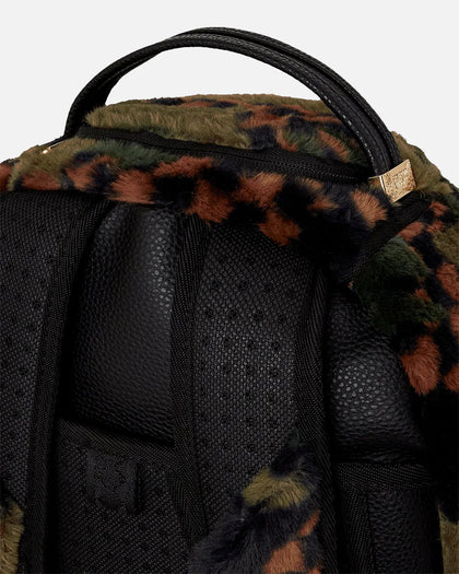Sprayground Green 3AM Fur Backpack Multi