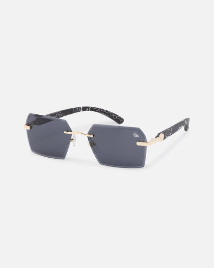 Belvoir & Co X Culture Kings Kennedy Sunglasses Black/Gold/Black