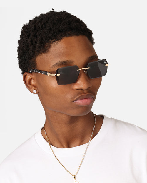 Belvoir & Co X Culture Kings Kennedy Sunglasses Black/Gold/Black