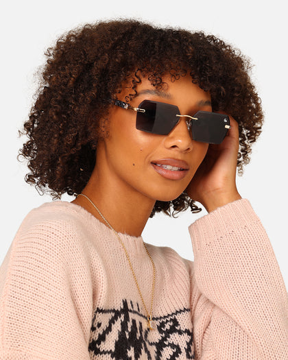 Belvoir & Co X Culture Kings Kennedy Sunglasses Black/Gold/Black