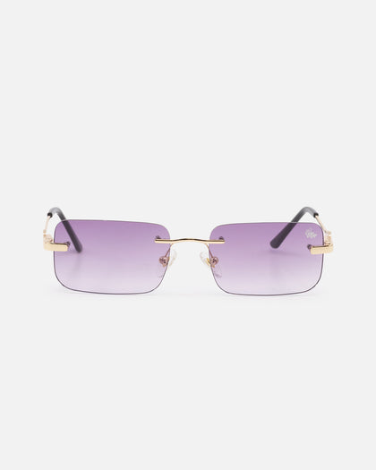 Belvoir & Co Hampton Sunglasses Purple/Gold