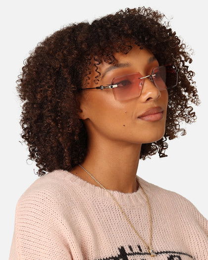 Belvoir & Co Kennedy Sunglasses Burnt Red/Silver