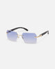 Belvoir & Co X Culture Kings Kennedy Sunglasses Blue/Gold/Black