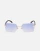 Belvoir & Co X Culture Kings Kennedy Sunglasses Blue/Gold/Black
