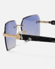 Belvoir & Co X Culture Kings Kennedy Sunglasses Blue/Gold/Black
