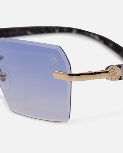 Belvoir & Co X Culture Kings Kennedy Sunglasses Blue/Gold/Black
