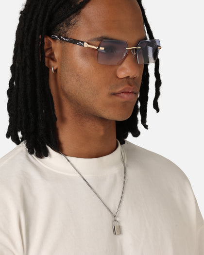 Belvoir & Co X Culture Kings Kennedy Sunglasses Blue/Gold/Black