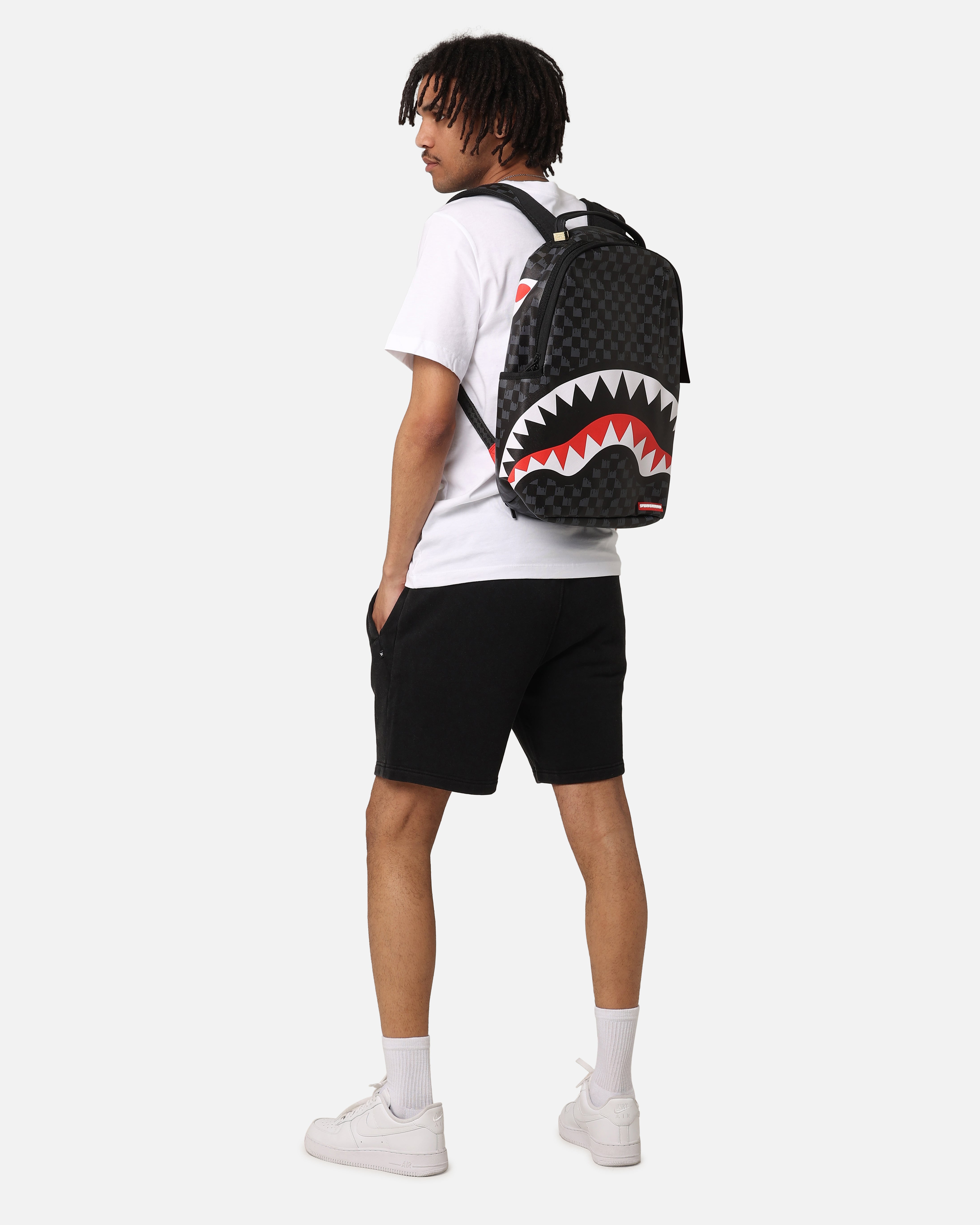 Sprayground Drip Check Shark Backpack Multi | Culture Kings US