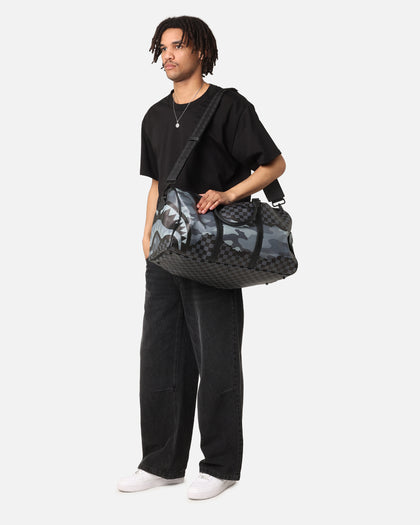 Sprayground Split Up Camo Tear Large Duffle Bag Multi