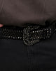 MNML Flathead Metal Studded Belt Black