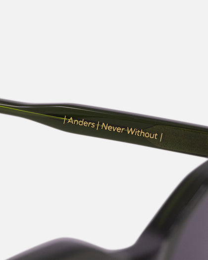 Nuqe Anders Sunglasses Smoked Green/Black