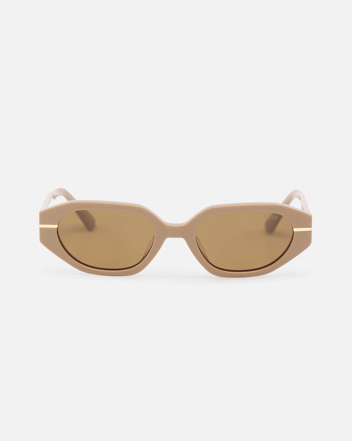 Nuqe Zarah Sunglasses Tan/Brown
