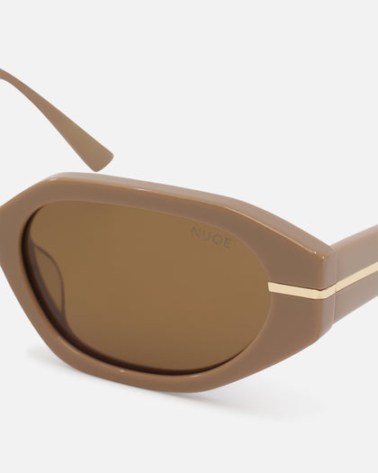 Nuqe Zarah Sunglasses Tan/Brown