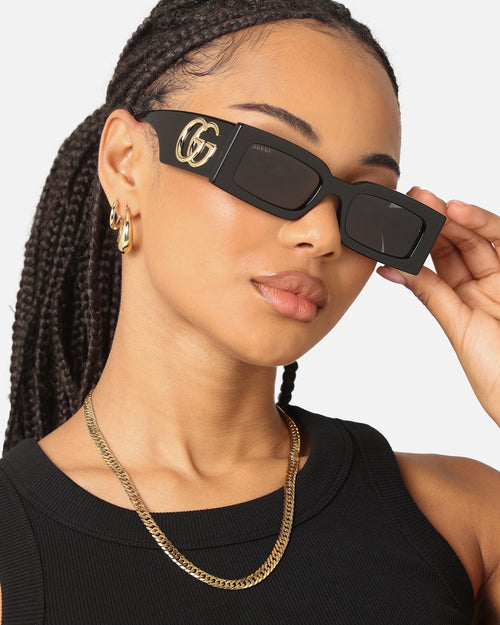 Gucci GG1425S001 BLACK (56)-3 Sunglasses Black