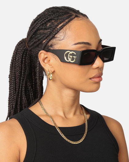 Gucci GG1425S001 BLACK (56)-3 Sunglasses Black