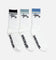 S Double Stripe Shawn Script Crew Socks 3 Pack Multi