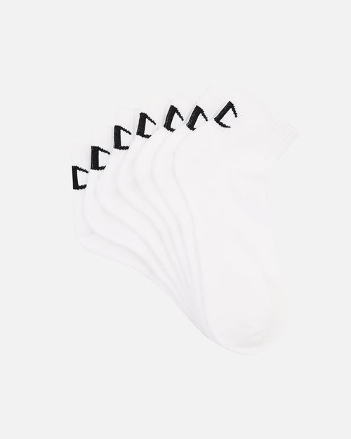Champion Quarter Crew Socks 7 Pack White
