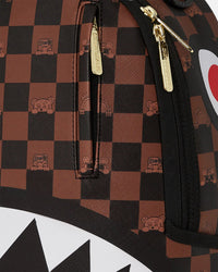 Sprayground Peeking Character Check Backpack Multi