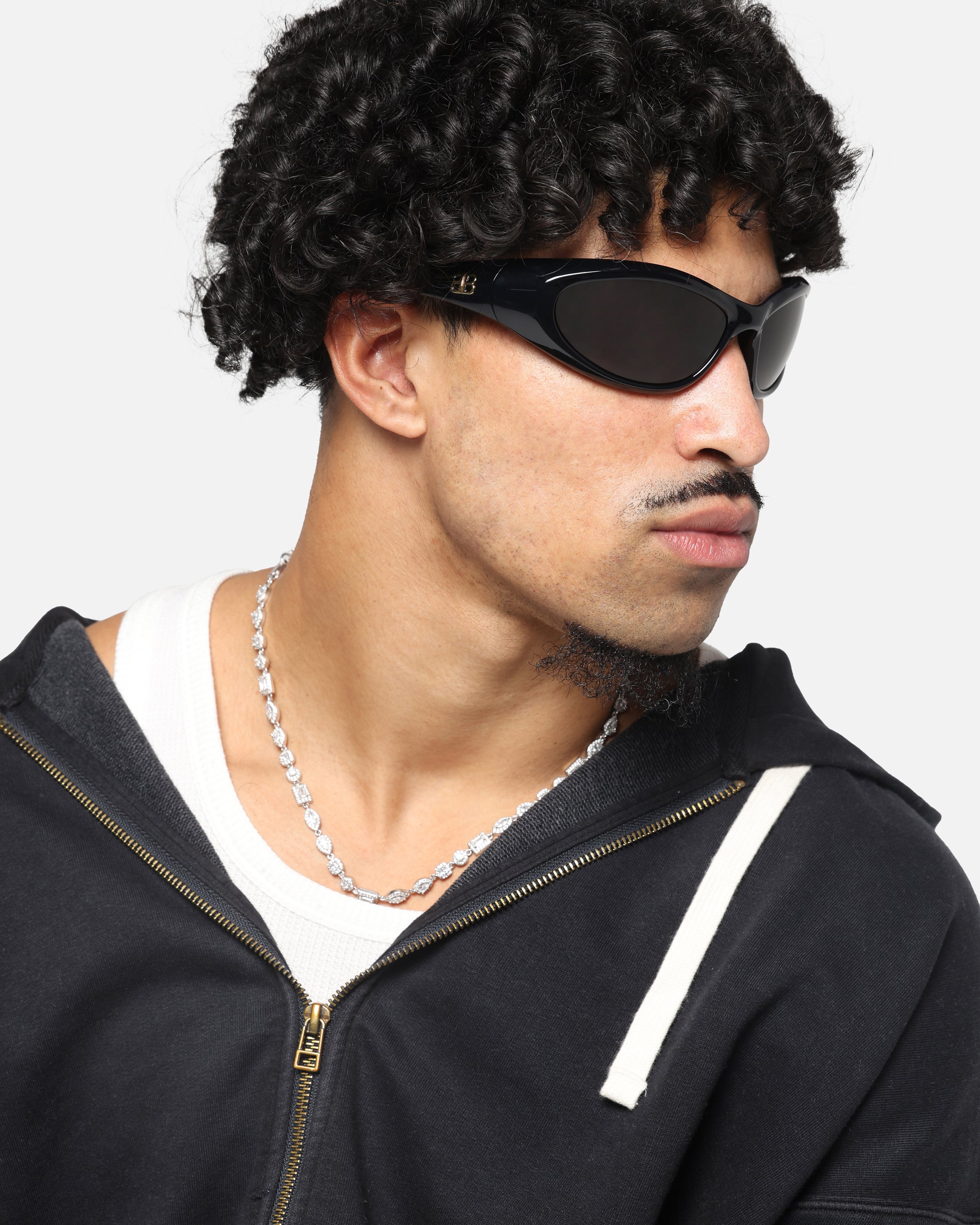 Balenciaga BB0384S001 Sunglasses Black | Culture Kings US