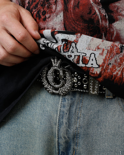 AllTheShine x Culture Kings Belt Black