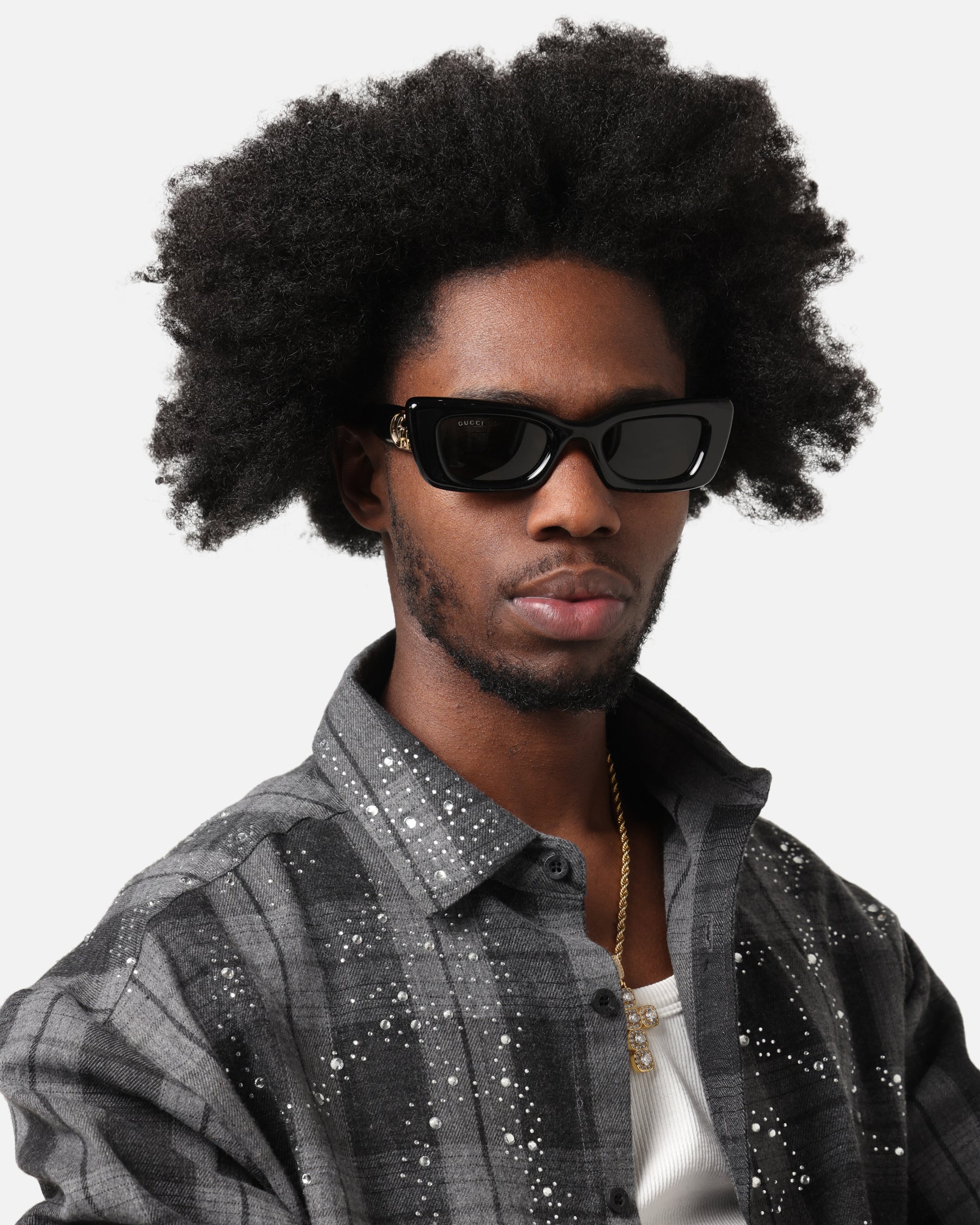 Gucci GG1827S001 Sunglasses Black | Culture Kings US