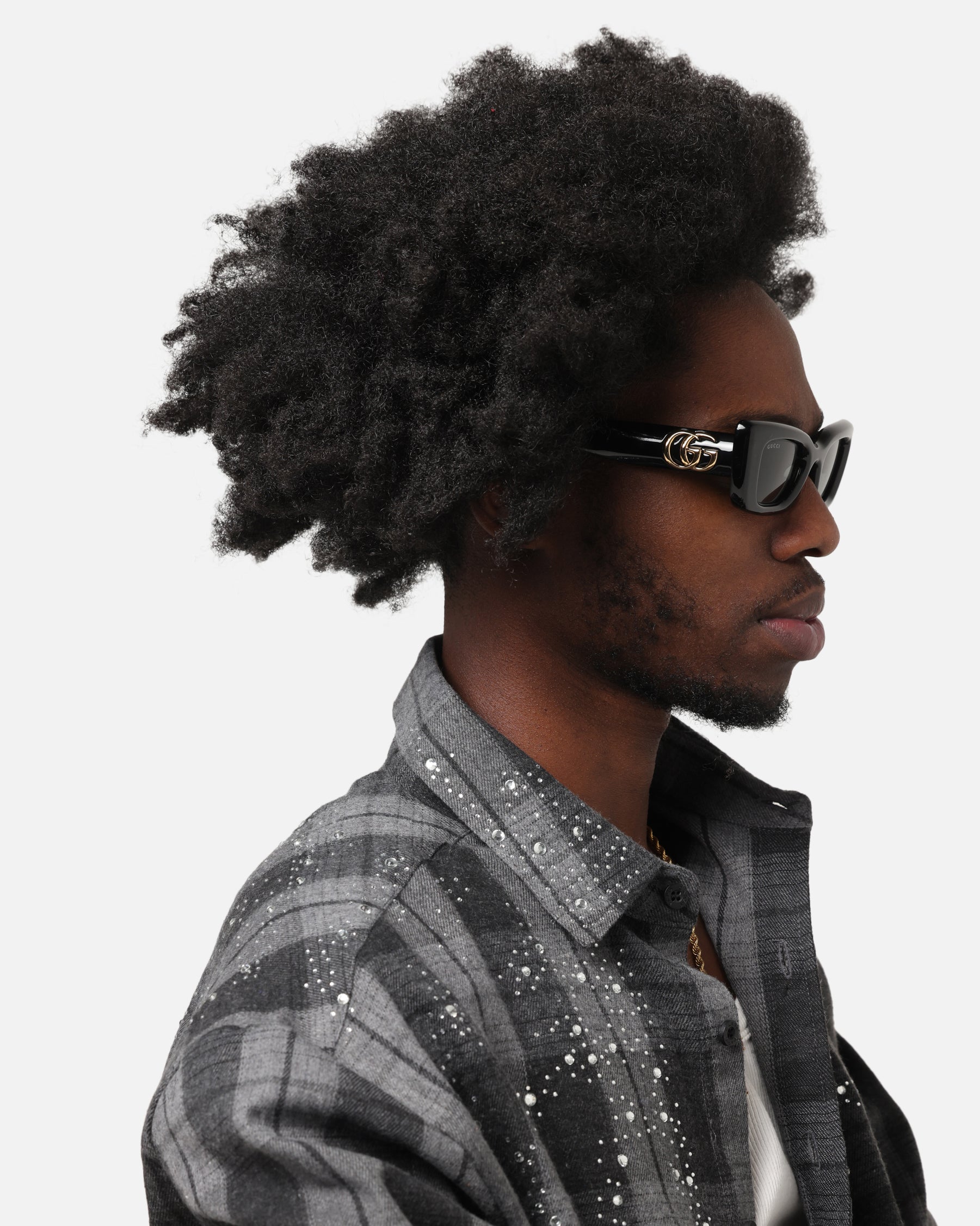 Gucci GG1827S001 Sunglasses Black | Culture Kings US