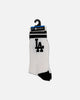 Pro Compression Los Angeles Dodgers Gym Stripe Crew Sock Black/White