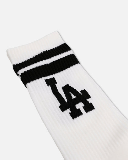 Pro Compression Los Angeles Dodgers Gym Stripe Crew Sock Black/White