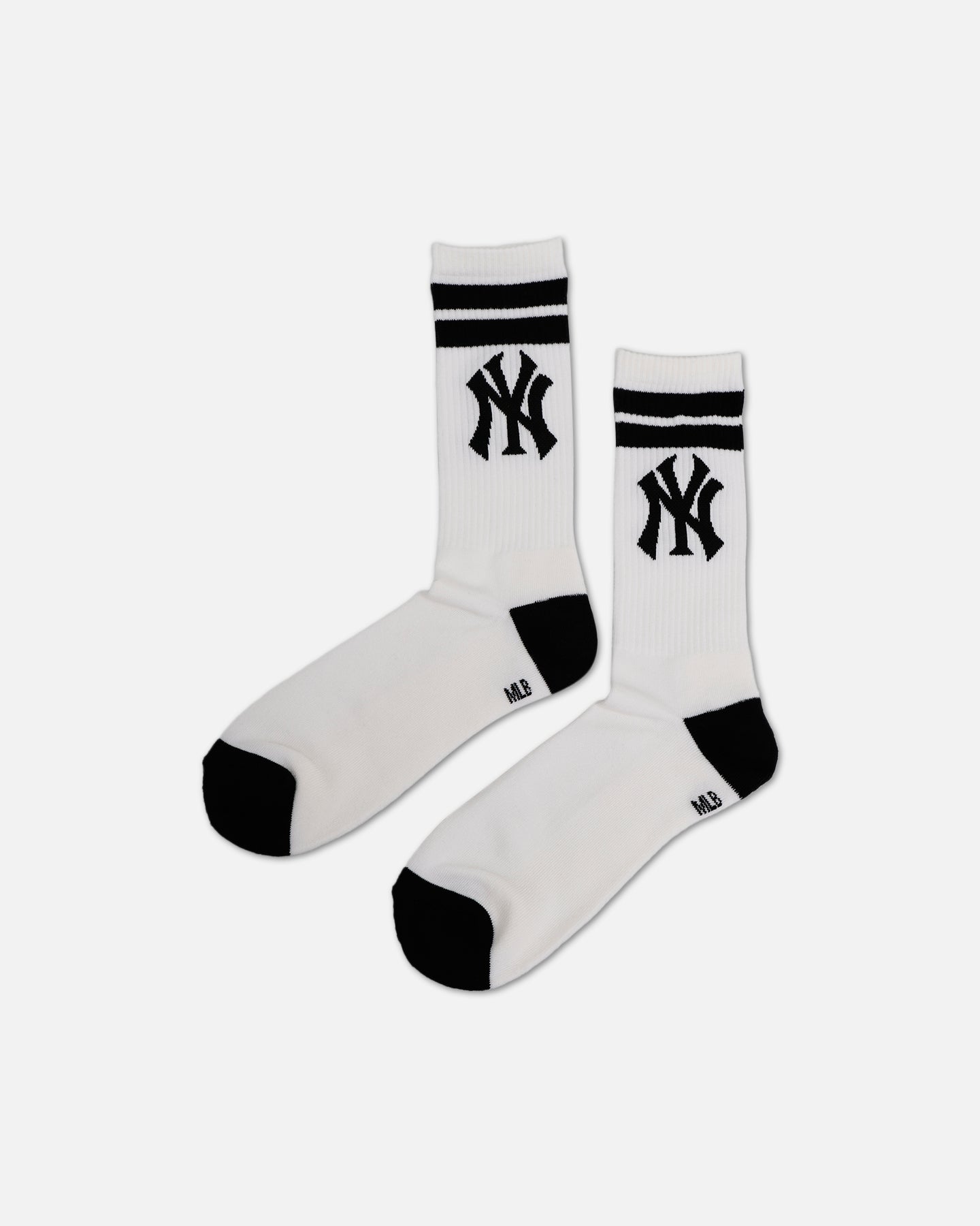 Pro Compression New York Yankees Gym Stripe Crew Sock Black/White