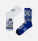 Foot-ies Canterbury-Bankstown Bulldogs Crew Socks 2 Pack Navy/White