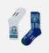 Foot-ies New Zealand Warriors Crew Socks 2 Pack White/Blue