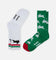 Foot-ies South Sydney Rabbitohs Crew Socks 2 Pack Green/White