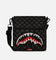 Sprayground Dripping Sharks Messenger Sling Bag Multi