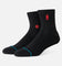 Stance NBA Logoman Quarter Socks Black/Red