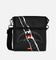 Sprayground Centre Rip Grey Check Messenger Sling Bag Multi