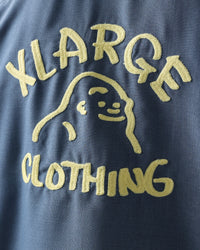 X-Large Drawing OG Open Collar T-Shirt Blue