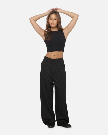 Carre Heritage Pleated Pants Pinstripe
