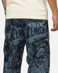 X-Large Comic Denim Pants Indigo