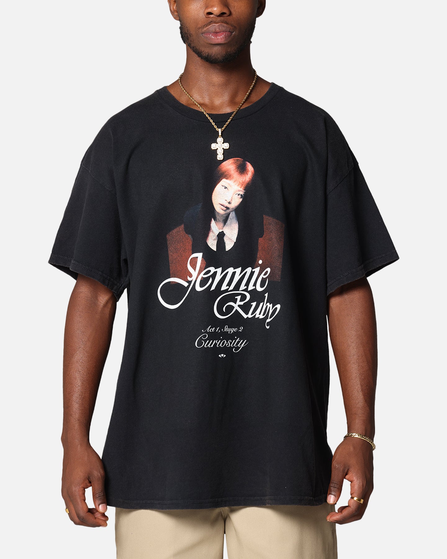 Jennie Ruby Curiosity T-Shirt Black Vintage | Culture Kings US