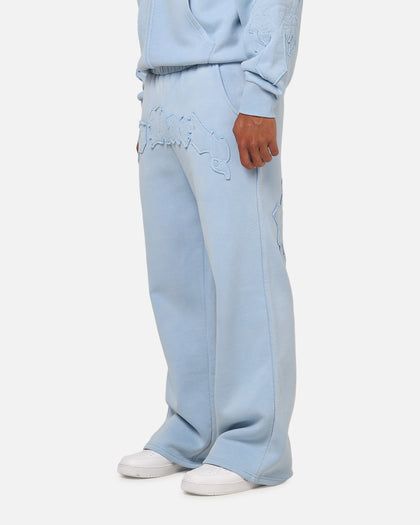 Ed Hardy Fray Track Pants Blue