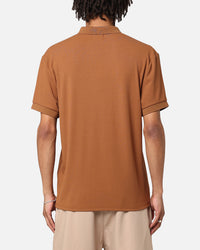 XXIII Luis Rib Polo Shirt Brown