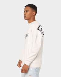 Palace Word Crewneck Grey Marle