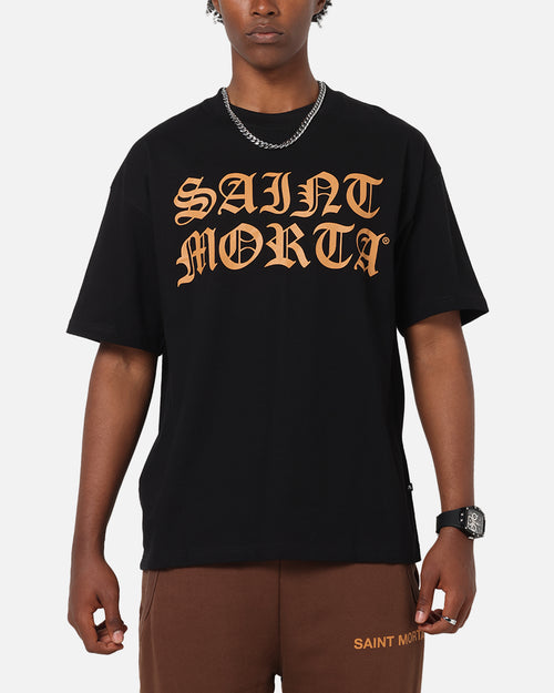 Saint Morta Sacred Script T-Shirt Black