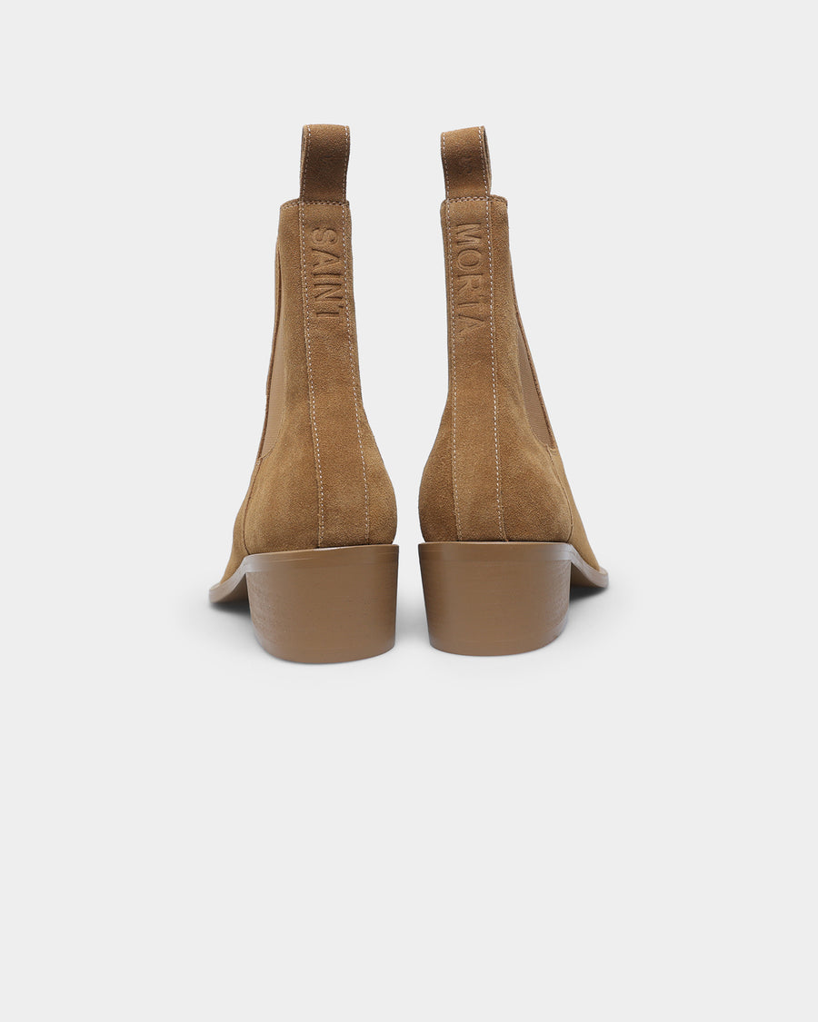 Saint Morta Nomad Pointy Toe Chelsea Boot Camel | Culture  display picture 1