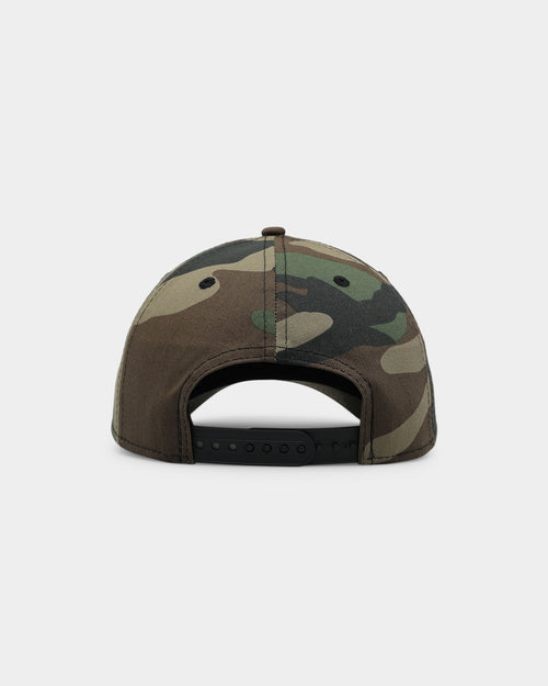 New Era X Culture Kings 9FORTY A-Frame Snapback Camo/Black