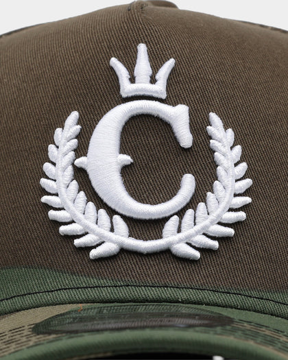 New Era X Culture Kings 9FORTY A-Frame Snapback Camo/Black