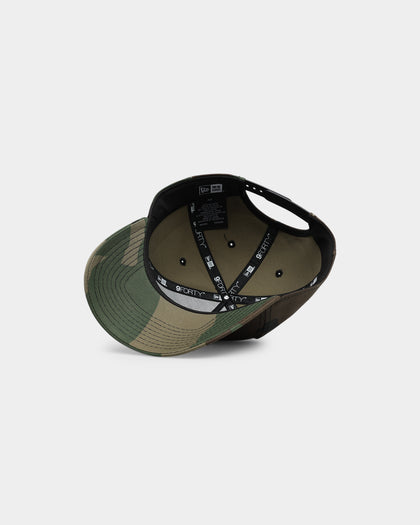 New Era X Culture Kings 9FORTY A-Frame Snapback Camo/Black