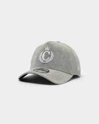 New Era X Culture Kings 9FORTY A-Frame Snapback Suede Grey